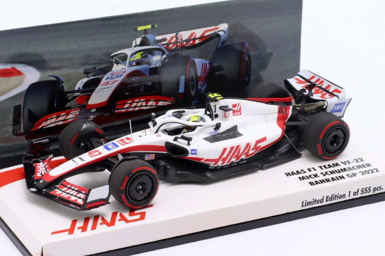 楽天市場】ミニチャンプス 1/43 ハース/ジョーダン シューマッハ