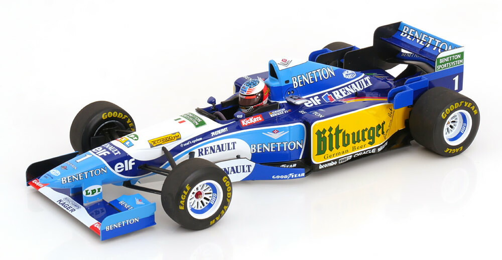 1/24 ベネトン・ルノー B195/2 ワールドチャンピオン1995 楽天市場】Premium Collectibles 1/24 ベネトン ルノー B195