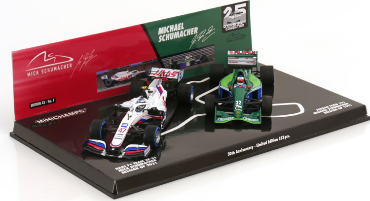 ミニチャンプス 1/43 ハース VF-21 2021 ミック・シューマッハ ミニチャンプス 1/43 ハース VF-21 2021 ミック・シューマッハ