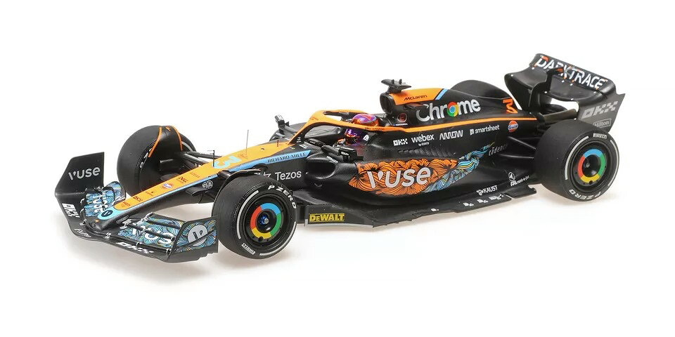 ミニチャンプス 1/18 マクラーレン MCL36 9位 アブダビGP フォーミュラ1 2022 ダニエル・リカルド 150台限定 Minichamps 1:18 McLaren MCL36 9th Abu Dhabi GP Formula 1 2022 Daniel Ricciardo Limitation 150 pcs