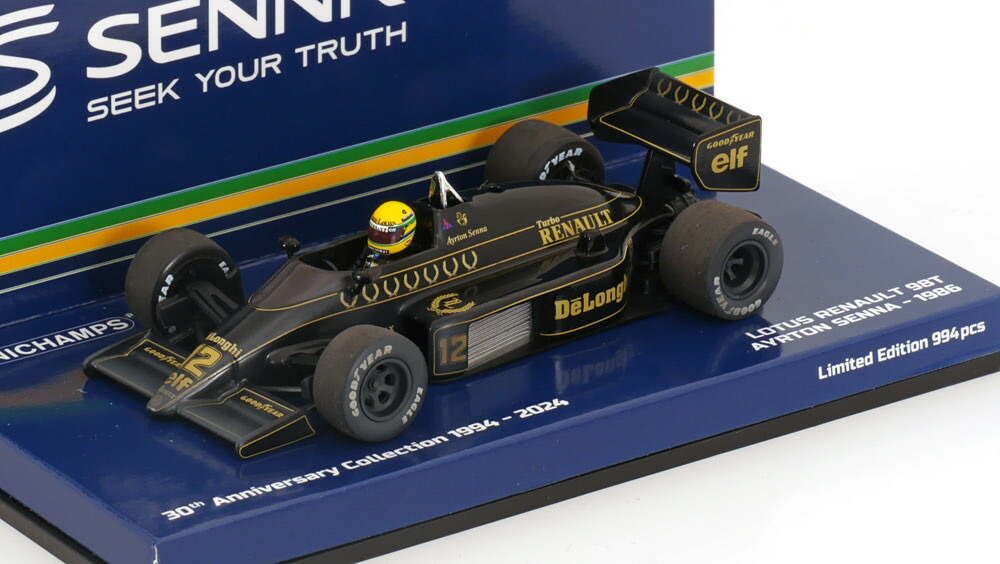 楽天市場】ミニカー 1/18 ロータス ルノー 98T アイルトン・セナ