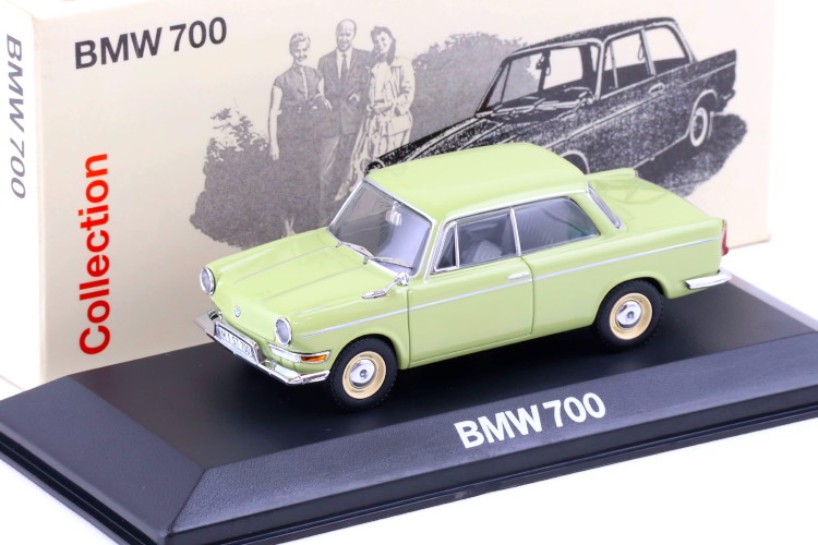 ミニチャンプス 1/43 BMW 700 ライトグリーン 1959-1965 ディーラーバージョン Minichamps 1:43 BMW 700 light green 1959-1965 DEALER VERSION