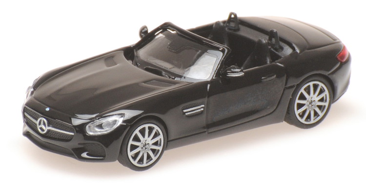 ミニチャンプス 1/87 メルセデスベンツ AMG GT ロードスター 2015 ブラック Minichamps 1:87 Mercedes-Benz AMG GT Roadster year 2015 black
