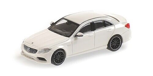 ミニチャンプス 1/87 メルセデスベンツ AMG C63 リムジン 2019 ホワイト Minichamps 1:87 Mercedes-Benz AMG C63 Limousine built in 2019 white