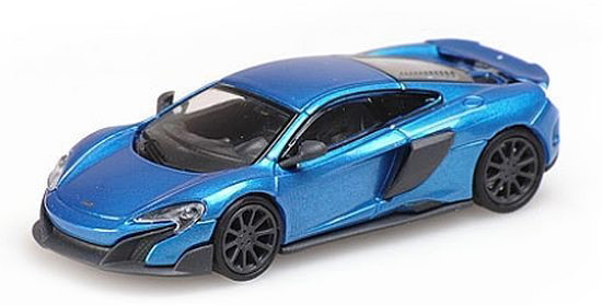ミニチャンプス 1/87 マクラーレン 675 LT クーペ 2017 セルリアンブルー\u003cBR\u003eMinichamps 1:87 McLaren 675 LT Coupe year 2017 cerulean blue 乗り物のおもちゃ-車