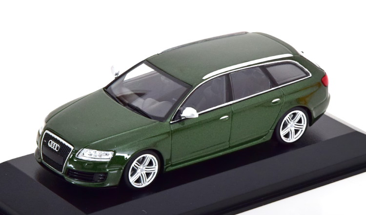 ミニチャンプス 1/43 アウディRS6 アバント 2007 グリーンメタリック マキシシャンプス コレクションMinichamps 1:43 Audi RS6 Avant 2007 greenmetallic Maxichamps Collection|Reowide モデルカー カタログ SHOP