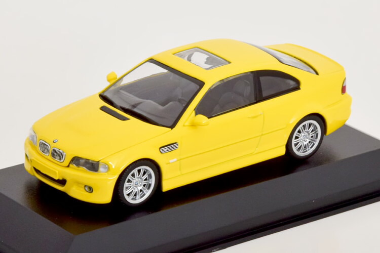楽天市場】ミニチャンプス 1/43 BMW M3 E46 クーぺ 2001 ブルー