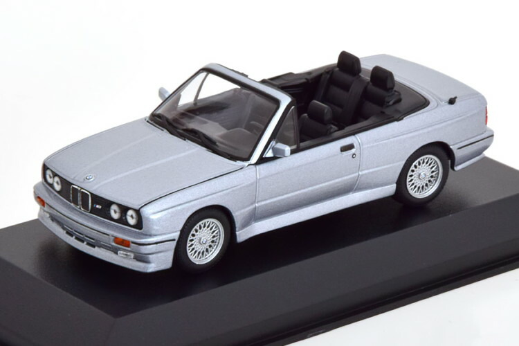 ミニチャンプス 1/43 BMW M3 コンバーチブル (E30) 1988 シルバー Minichamps 1:43 BMW M3 Convertible (E30) year 1988 silver metallic