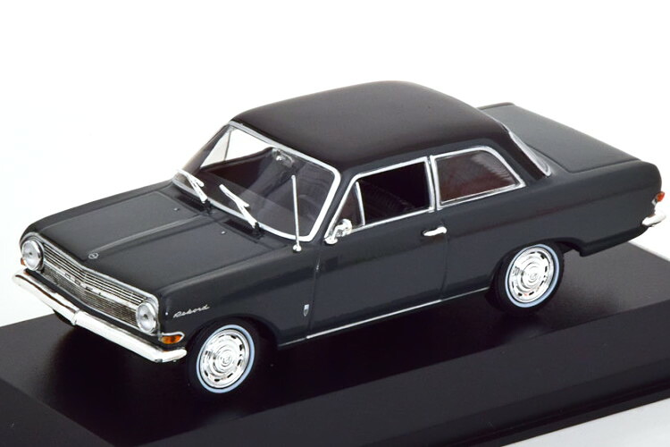 ミニチャンプス 1/43 オペル レコルト A 1962 ダークグレー/ブラック マキシチャンプスコレクション Minichamps 1:43 Opel Rekord A 1962 darkgrey black Maxichamps Collection