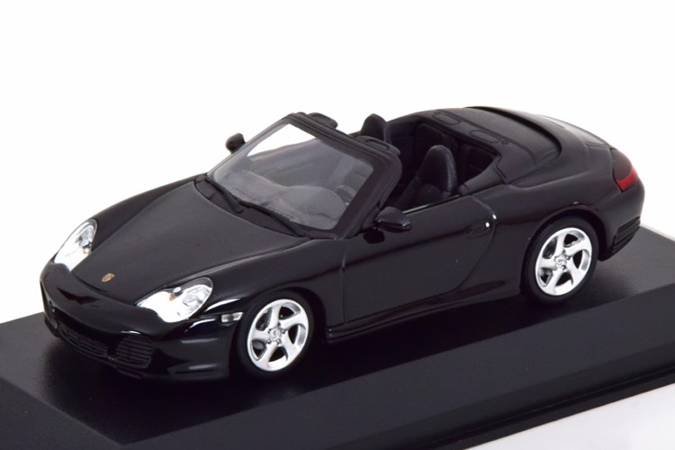 ミニチャンプス 1/43 ポルシェ 911 (996) 4S コンバーチブル 2003 ブラック マキシチャンプス コレクションMinichamps 1:43 Porsche 911 (996) 4S Convertible 2003 black Maxichamps Collection|Reowide モデルカー カタログ SHOP