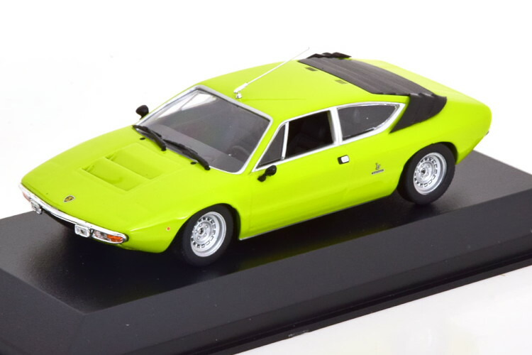 ミニチャンプス 1/43 ランボルギーニ ウラッコ 1974 ライトグリーン マキシチャンプス コレクション Minichamps 1:43 Lamborghini Urraco 1974 lightgreen Maxichamps Collection
