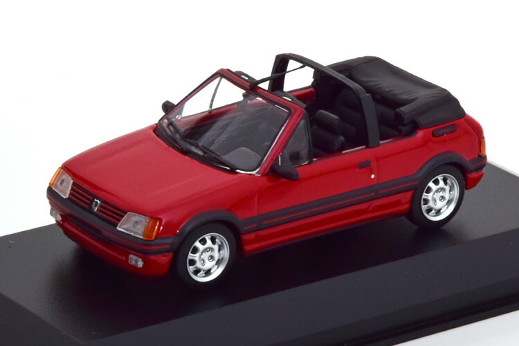 ミニチャンプス 1/43 プジョー 205 CTI コンバーチブル 1990 レッド マキシチャンプス コレクションMinichamps 1:43 Peugeot 205 CTI Convertible 1990 red Maxichamps Collection｜Reowide モデルカー カタログ SHOP
