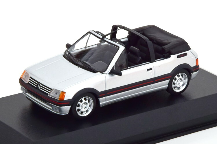 ミニチャンプス 1/43 プジョー 205 CTI コンバーチブル 1990 シルバー マキシチャンプス コレクションMinichamps 1:43 Peugeot 205 CTI Convertible 1990 silver Maxichamps Collection｜Reowide モデルカー カタログ SHOP