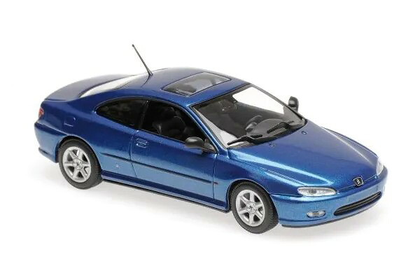 ミニチャンプス 1/43 プジョー 406 クーペ 1997 ブルーメタリックMinichamps 1:43 Peugeot 406 Coupe 1997 blue metallic