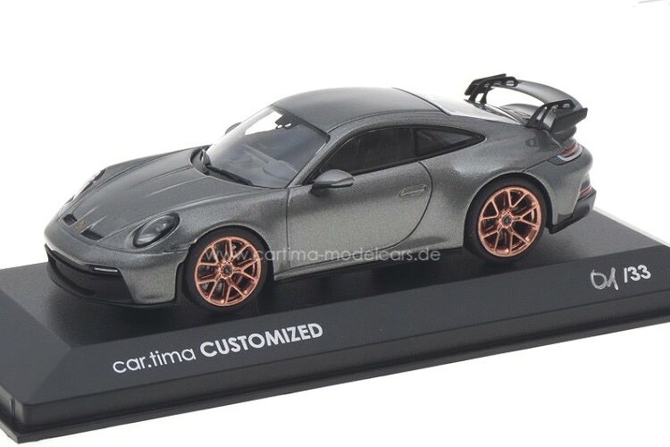 ミニチャンプス 1/43 ポルシェ 911 (992) GT3  薄墨色 キュプラム 33台押さえる\u003cBR\u003eMinichamps 1:43 Porsche 911 (992) GT3 Achatgrau/Rad cuprum Limited Edition 33
