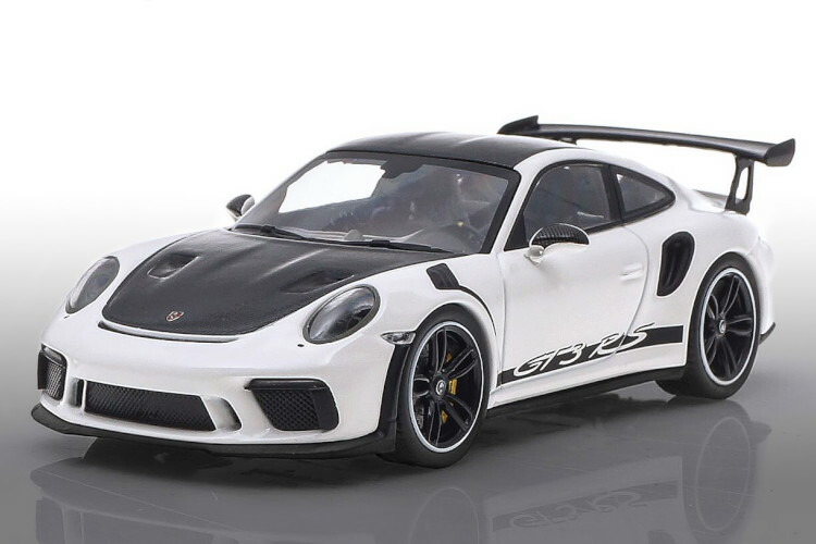 33台限定 ミニチャンプス 1/43 テックアート ポルシェ 991 GT3 RS Porsche 911 GT3 RS "Bespoke" with TECHART Formula IV Race and white Clubsport Rollcage|Reowide モデルカー カタログ SHOP
