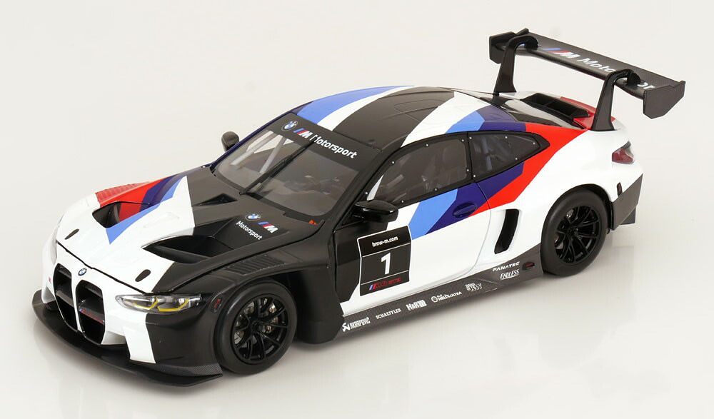 BMW特注 ミニチャンプス 1/18 BMW M4 GT3 プレゼンテーション 2021 BMWスペシャルエディション 開閉 Minichamps 1:18 BMW M4 GT3 Presentation 2021 special edition of BMW