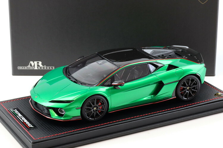 MR寄せあわせ 1/18 ランボルギーニ テメラリオ アレッジパッケージ ヴェルデメルクリオ 99台制限事項MR Collection 1:18 Lamborghini Temerario Allege Package Verde Mercurio Limited 99 pcs