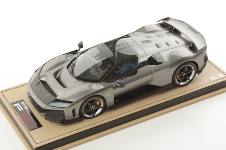 MRひな形 1/18 フェラーリ F80 2024 カンナディフーチレ ガンメタルグレー 49台押さえるMR MODELS 1:18 FERRARI F80 2024 CANNA DI FUCILE GUN METAL GREY LIMITED 49 pcs