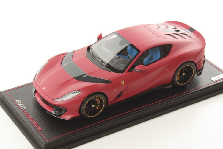 MRモデル 1/18 フェラーリ 812 コンペティツィオーネ 2022 ロッソ F1 75 マットレッド ショーケース付 49台限定 MR-MODELS 1:18 FERRARI 812 COMPETIZIONE 2022 ROSSO F1 75 MATT RED WITH SHOWCASE LIMITED 49 pcs