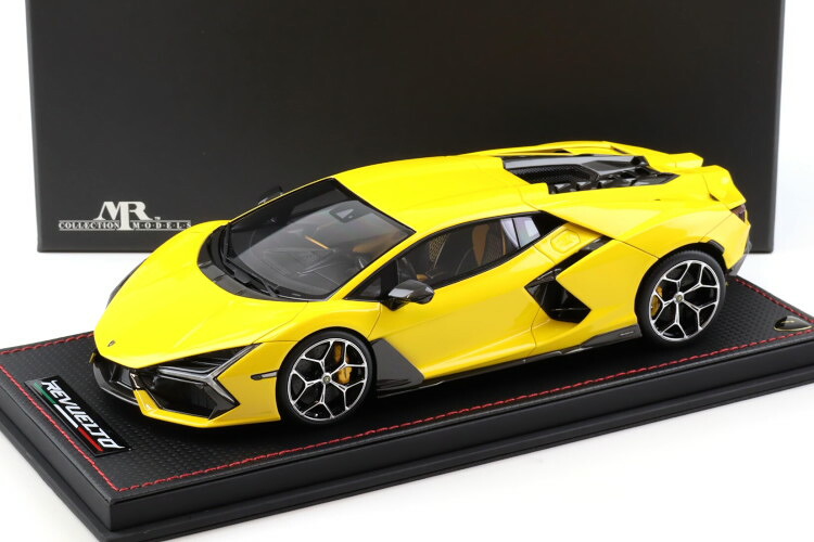 MR寄せあわせ 1/18 ランボルギーニ レヴエルト ジアッロイエロー 見せびらかす付 49台制限事項MR Collection 1:18 Lamborghini Revuelto Giallo yellow with display Limited 49 pcs