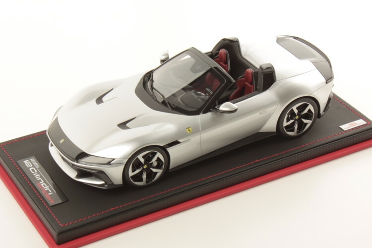 MR-ひな形 1/18 フェラーリ 12CILINDRI 細蟹 V12 830cv 2024 容れもの付 アルジェント ニュルブルクリンク しろがね色 49台押さえるMR-MODELS 1:18 FERRARI 12CILINDRI SPIDER V12 830cv 2024 ARGENTO NURBURGRING SILVER LIMITED 49 pcs