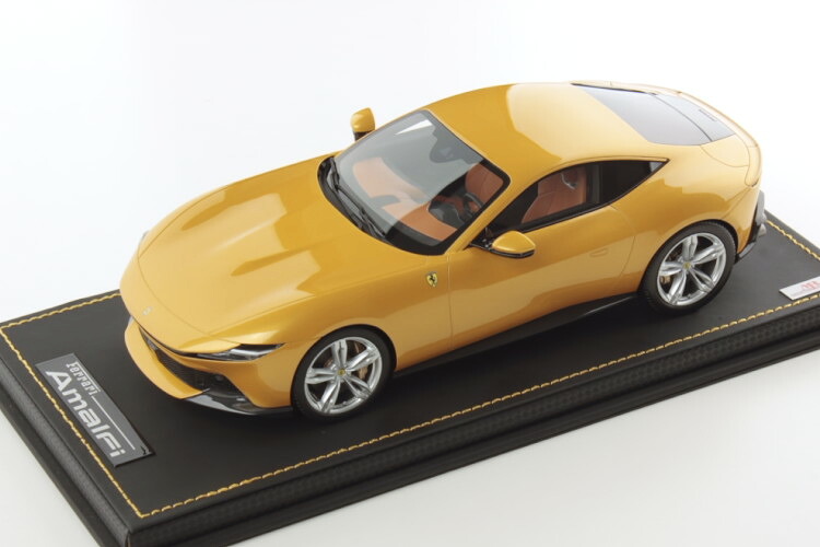 MRひな形 1/18 フェラーリ アマルフィ 2025 ジアッロ モンテカルロ 黄色  49台押さえるMR-MODELS 1:18 FERRARI AMALFI 2025 GIALLO MONTECARLO YELLOW LIMITED 49 pcs
