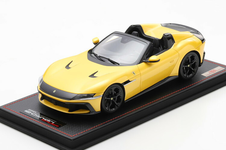 MR青写真 1/18 フェラーリ 12チリンドリ 細蟹 V12 830cv 2024 ジアッロ トリストラート イエローメタリック  99台制限事項MR-MODELS 1:18 FERRARI 12CILINDRI SPIDER V12 830cv 2024 GIALLO TRISTRATO YELLOW MET LIMITED 99 pcs