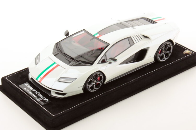MRひな形 1/18 ランボルギーニ カウンタック LPi 800-4 イタリアンリバリー 2021 白いこと イタリア共和国少尉 30台押さえるMR-MODELS 1/18 LAMBORGHINI COUNTACH LPi 800-4 ITALIAN LIVERY 2021 WHITE ITALIAN FLAG LIMITED 30 pcs