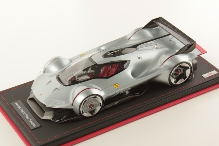 MRモデル 1/18 フェラーリ ビジョン グランツーリスモ W16 コンセプト ローンチ バージョン 2015 シルバー ショーケース付き MR-MODELS 1/18 FERRARI VISION GRAN TURISMO W16 CONCEPT LAUNCH VERSION 2015 SILVER　WITH SHOWCASE 75,900円