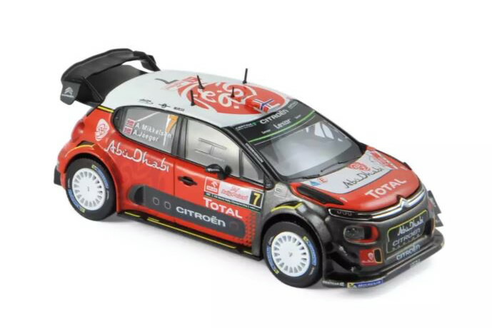 楽天市場】ノレブ 1/18 シトロエン C3 WRC #1 優勝 ラリー