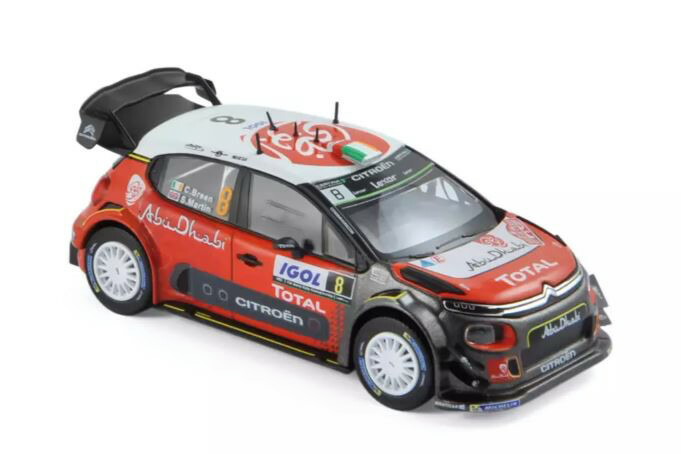 ノレブ 1/18 シトロエン C3 WRC 2017 メキシコ ラリー ウィナー Norev 1:18 Citroen C3 WRC #7 Winner Rally Mexico 2017 Meeke