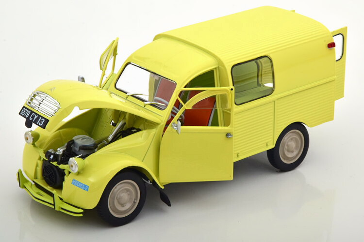 ノレブ 1/18 シトロエン 2CV AK350 フルゴネット 1966 ライトイエロー 開閉Norev 1:18 Citroen 2CV AK350 Fourgonnette 1966 lightyellow｜Reowide モデルカー カタログ SHOP