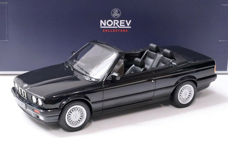 ノレブ 1/18 BMW 325i (E30) カブリオレ ブラックメタリック1991NOREV 1:18 BMW 325i (E30) Cabriolet Black Metallic 1991