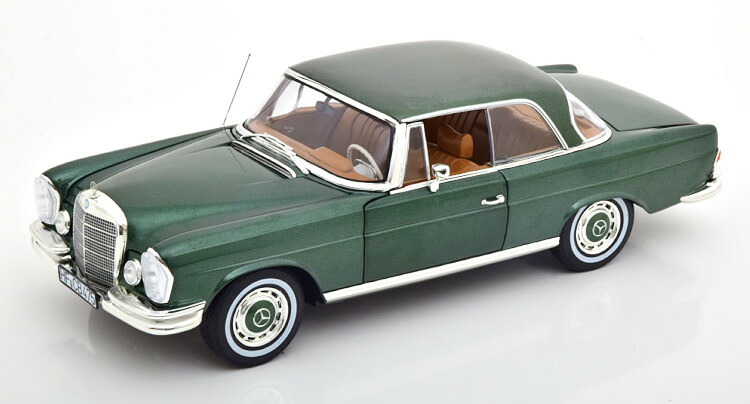 ノレブ 1/18 メルセデス 250 SE W111 クーペ 1969 うす暗い緑であること メタリック 1000台押さえる 開閉Norev 1:18 Mercedes 250 SE W111 Coupe 1969 darkgreen-metallic Limited Edition 1000 pcs