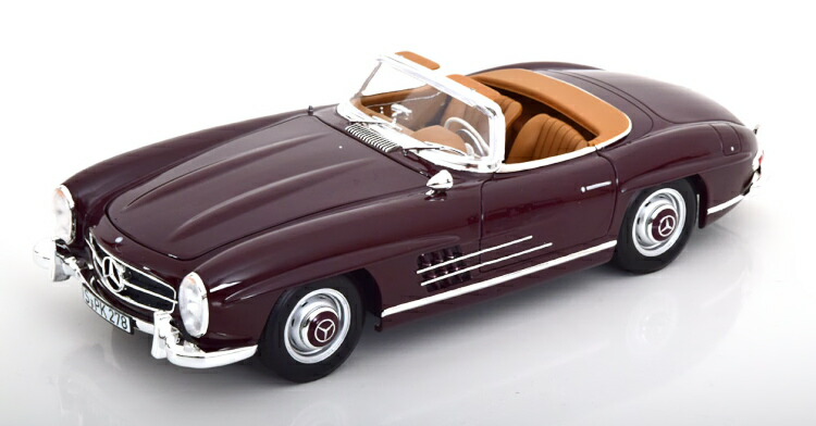 ノレブ 1/18 メルセデス ベンツ 300 SL 読み込むはやりっ子 取りはらい能力のある捉え所のないとっ始め付き添い人 1957 うす暗い赤いこと 開閉\u003cBR\u003eNOREV 1:18 Mercedes Benz 300 SL Roadster with removable Hardtop 1957 darkred