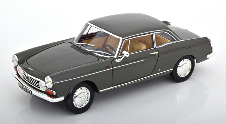 ノレブ 1/18 プジョー404 クーペ 1967 ダークグレー 開閉 Norev 1:18 Peugeot 404 Coupe 1967 darkgrey