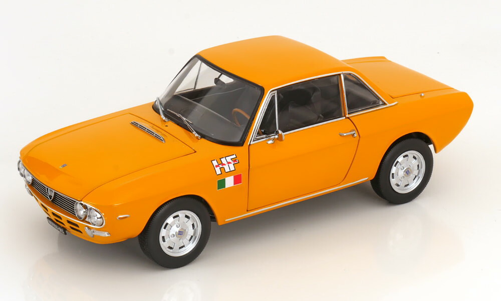 ノレブ 1/18  ランチア フルヴィア 1600 HF 1971 オレンジ色 1000台押さえる 開閉Norev 1:18 Lancia Fulvia 1600 HF 1971 orange Limited Edition 1000 pcs