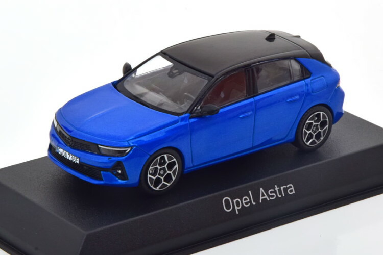 ノレブ 1/43 オペル アストラ 2022 ブルー メタリックNorev 1:43 opel astra 2022 blue metallic|Reowide モデルカー カタログ SHOP