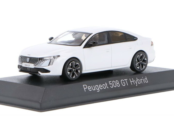 ノレブ 1/43 プジョー 408 ハイブリッド 2023 (パールホワイト) 474812-1.jpg