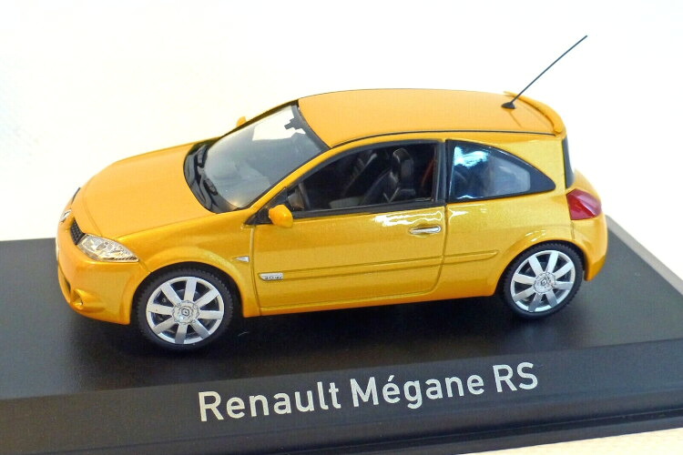 ノレブ 1/43 ルノー メガーヌ RS 2004 Norev 1:43 Renault Megane RS 2004 Gelb-Met