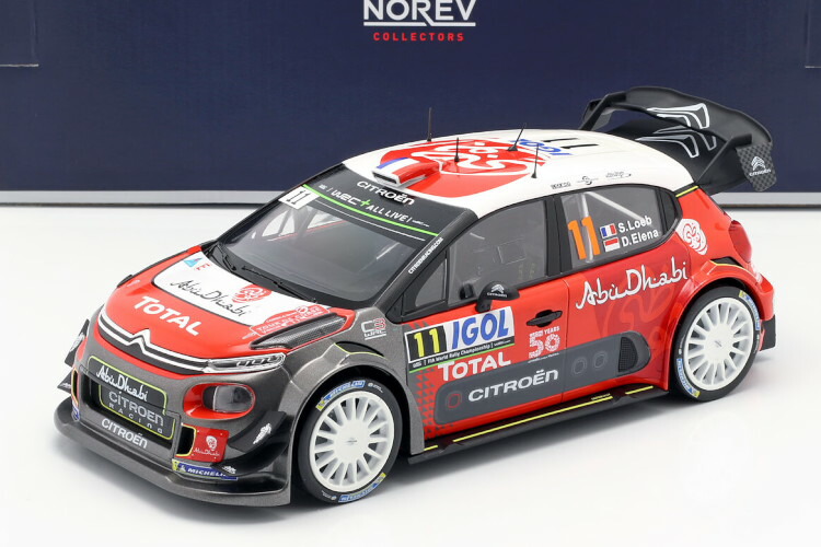 ノレブ 1/18 シトロエン C3 WRC 2017 メキシコ ラリー ウィナー 1/24 シトロエン C3 WRC 2017 フィンランドラリー（グラベル仕様