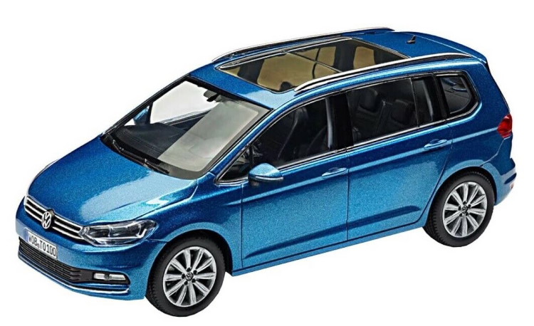【早割】VW 特注 ノレブ 1/43 VW トゥーラン 2015 VW TOURAN BLUE METALLIC 乗用車
