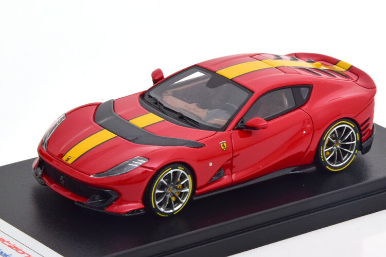 ルックスマート 1/43 フェラーリ 812 競り合い 2021 赤いこと 黄色Looksmart 1:43 Ferrari 812 Competizione 2021 red yellow