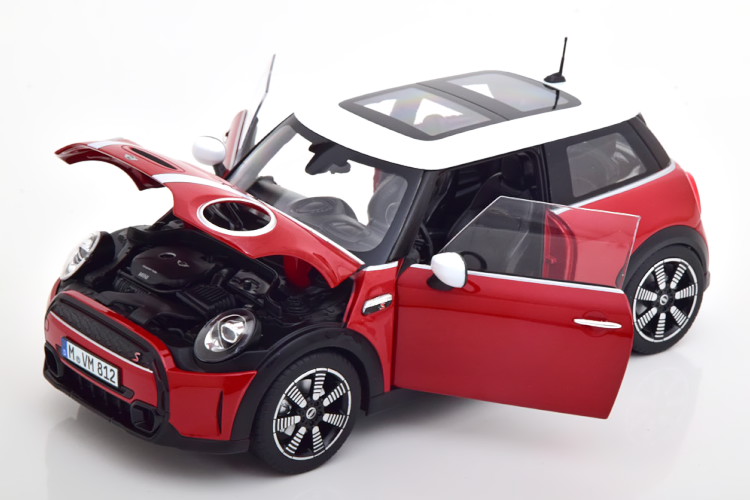 ミニカー 1/12 Mini Cooper 乗用車 レッド-