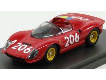 REMEMBER 1/43 フェラーリ 206S ディーノ 蜘蛛 #206 タルガ・フローリオ 1968 REMEMBER 1:43 FERRARI 206S DINO SPIDER N 206 TARGA FLORIO 1968 CHRISTOFFERSON WANGSTRE