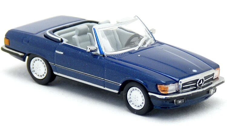 プレミアムクラシックス 1/87 メルセデスベンツ SL コンバーチブル 1972 ダークブルーメタリック Premium ClassiXXS 1:87 Mercedes Benz SL Convertible built in 1972 darkbluemetallic