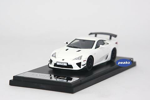 ピーコ 1/43 トヨタ LFA ニュルブルクリンク パッケージ ホワイト PEAKO 1:43 TOYOTA LFA Nurburgring Package White|Reowide モデルカー カタログ SHOP