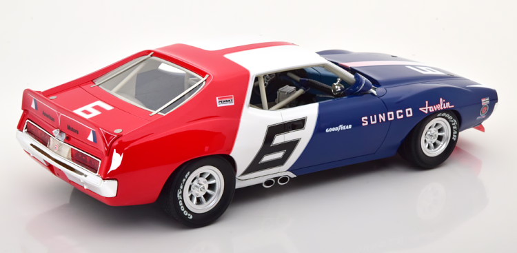 日本に Rar ブルー ホワイト レッド 1971 チャンピオン Am Trans ジャヴェリン Amc 1 18 Rar 1 18 Blue White Red Donohue 1971 Champion Am Trans Javelin Amc 車 Slcp Lk