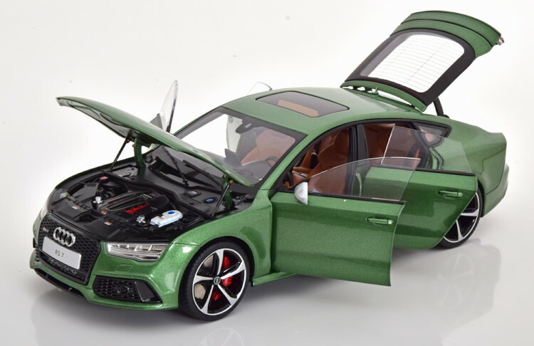 Keng Fai 1 18 アウディ Rs7 4 0t スポーツバック C7 16 メタリックグリーン Kengfai 1 18 Audi Rs7 4 0t Sportback C7 16 Greenmetallic Av Drop Com